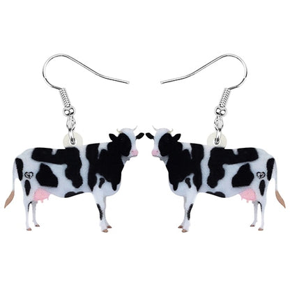 Cow Earrings - Material  Acrylic - myfunfarm
