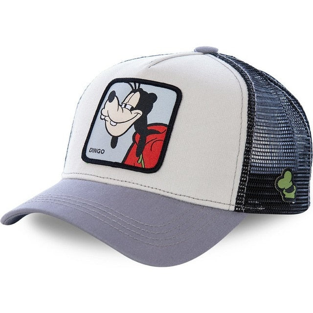 Cartoon Characters -  Cute Cap Men and Women - myfunfarm - clothing acceessories shoes for cow lovers, pig, horse, cat, sheep, dog, chicken, goat farmer