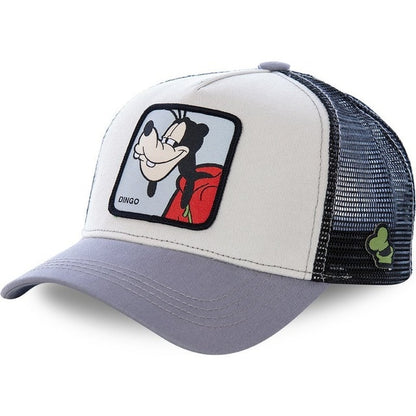 Cartoon Characters -  Cute Cap Men and Women - myfunfarm - clothing acceessories shoes for cow lovers, pig, horse, cat, sheep, dog, chicken, goat farmer