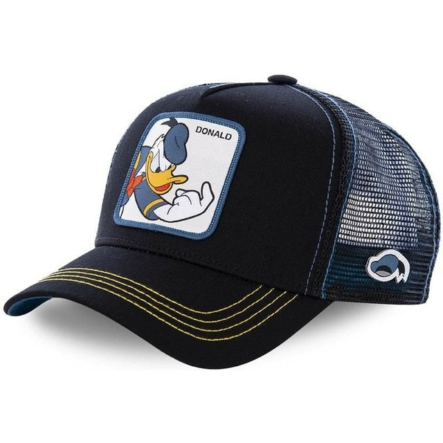 Cartoon Characters -  Cute Cap Men and Women - myfunfarm - clothing acceessories shoes for cow lovers, pig, horse, cat, sheep, dog, chicken, goat farmer