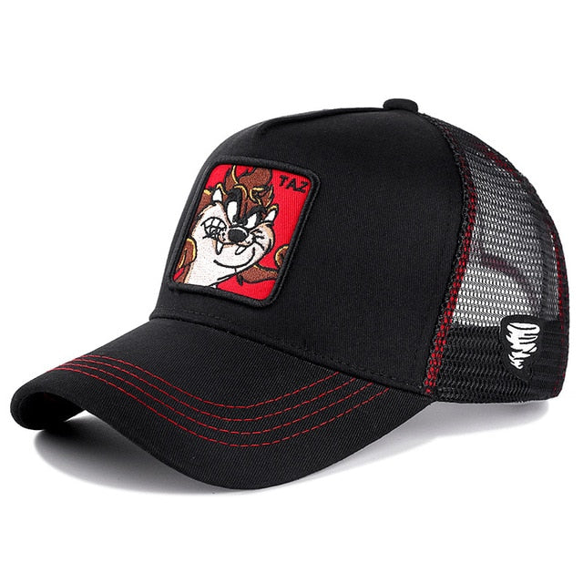 Cartoon Characters -  Cute Cap Men and Women - myfunfarm - clothing acceessories shoes for cow lovers, pig, horse, cat, sheep, dog, chicken, goat farmer