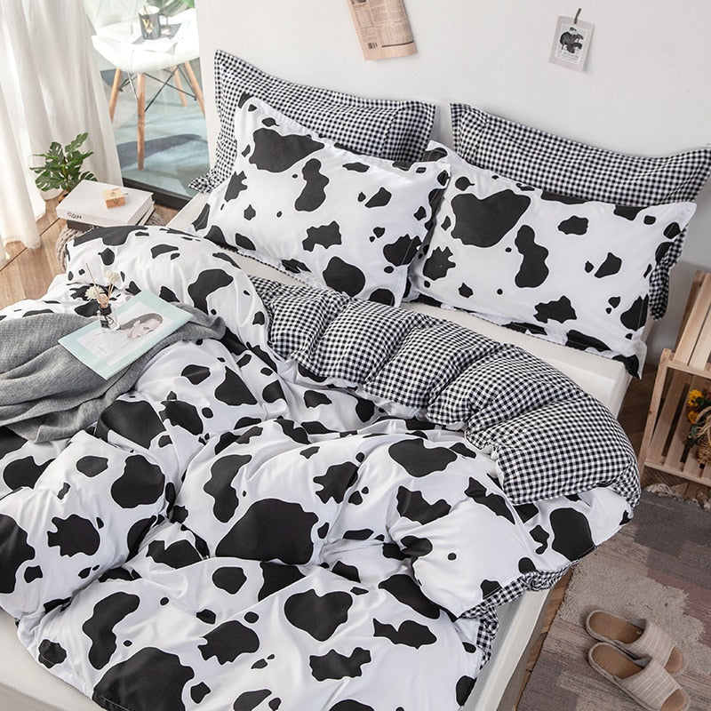 Cow pattern Printed Bedding Set - myfunfarm