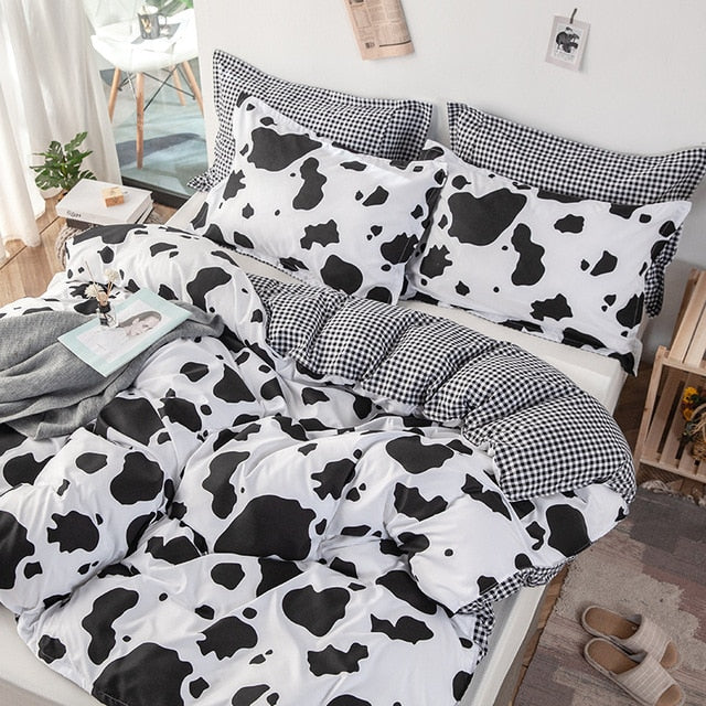 Cow pattern Printed Bedding Set - myfunfarm