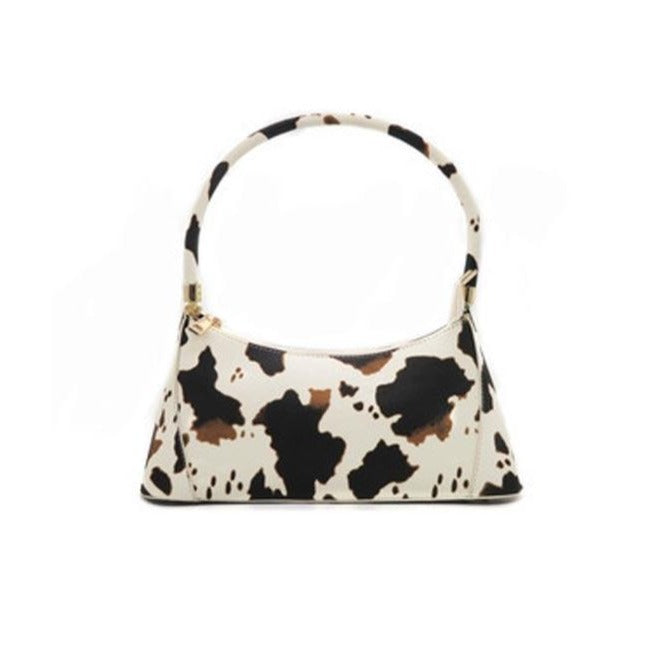 Handbags Cow pattern Tote French Ladies Shoulder Bag purses Clutch - myfunfarm