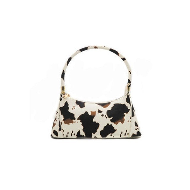 Handbags Cow pattern Tote French Ladies Shoulder Bag purses Clutch - myfunfarm
