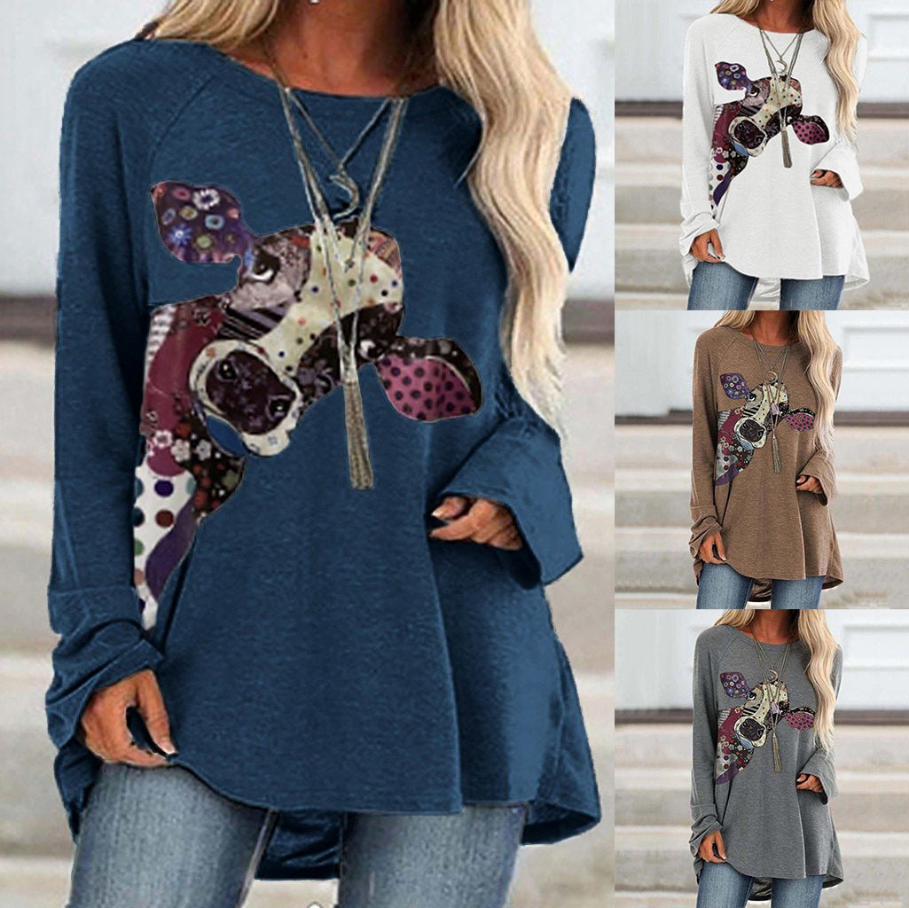 3D Printed Pullover Long Sleeve Women - myfunfarm