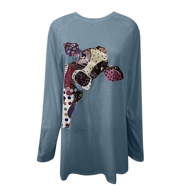 3D Printed Pullover Long Sleeve Women - myfunfarm