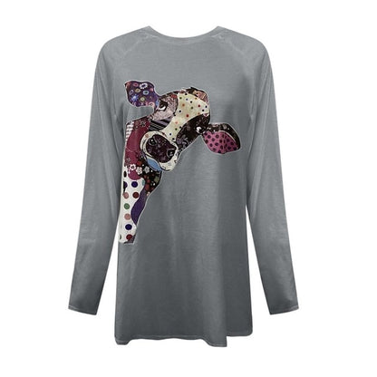 3D Printed Pullover Long Sleeve Women - myfunfarm