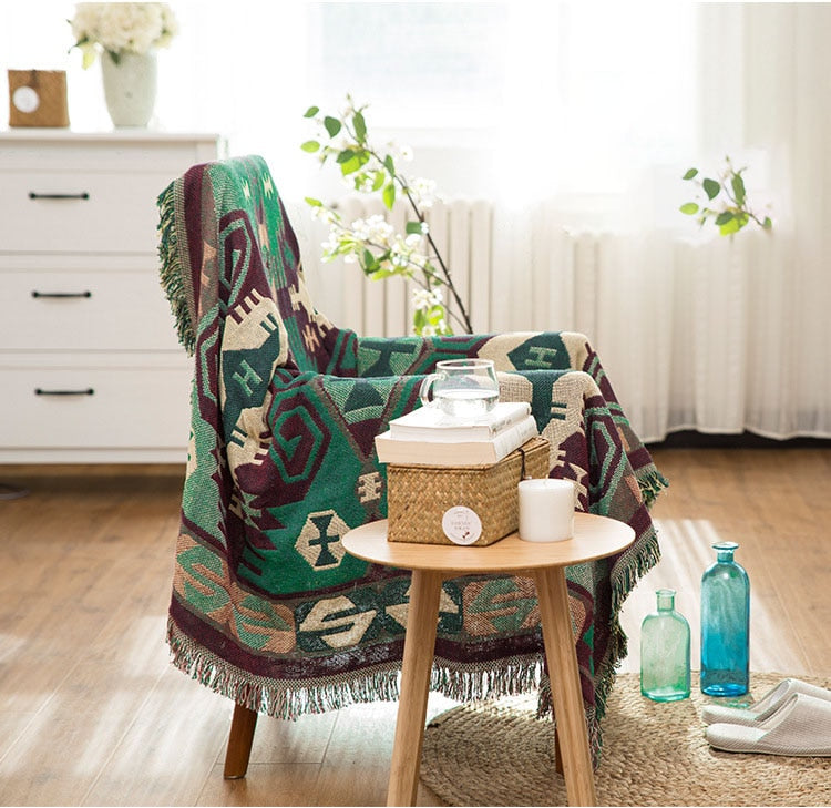 Geometric pattern 03 knitting Blanket - myfunfarm