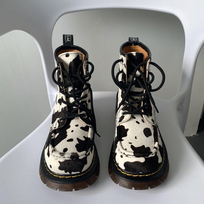 Women Boots Winter High Quality Comfortable Cow pattern - myfunfarm