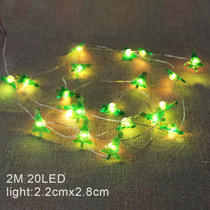Santa Claus Christmas Tree LED String Lights Garland Snowflakes Christmas Decoration for Home - myfunfarm