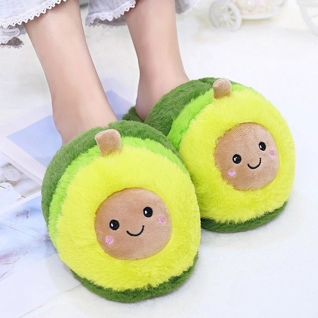 Cute Cartoon Cow design - Women's Slippers Winter Warm Indoor Comfortable Soft - myfunfarm