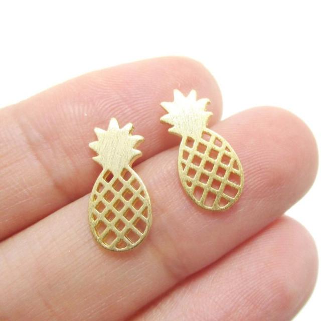 Trendy Jewelry Cute Animal Stud Earrings for Women Kids Fashion Metal Dog Paw Earings Simple Plane Ear Piercing Girls Brincos - myfunfarm