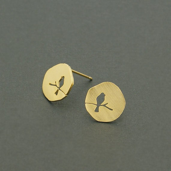 Trendy Jewelry Cute Animal Stud Earrings for Women Kids Fashion Metal Dog Paw Earings Simple Plane Ear Piercing Girls Brincos - myfunfarm