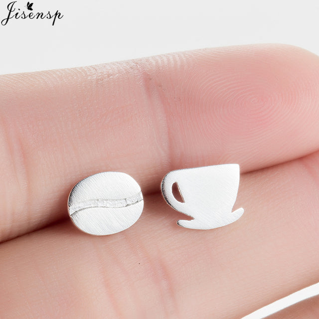 Trendy Jewelry Cute Animal Stud Earrings for Women Kids Fashion Metal Dog Paw Earings Simple Plane Ear Piercing Girls Brincos - myfunfarm