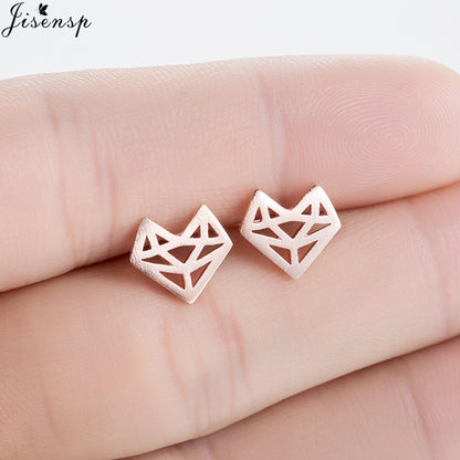 Trendy Jewelry Cute Animal Stud Earrings for Women Kids Fashion Metal Dog Paw Earings Simple Plane Ear Piercing Girls Brincos - myfunfarm