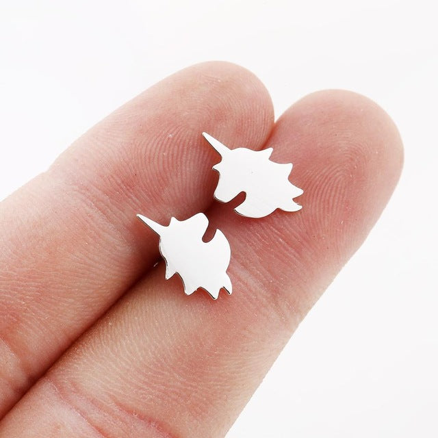 Trendy Jewelry Cute Animal Stud Earrings for Women Kids Fashion Metal Dog Paw Earings Simple Plane Ear Piercing Girls Brincos - myfunfarm
