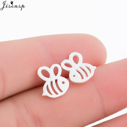 Trendy Jewelry Cute Animal Stud Earrings for Women Kids Fashion Metal Dog Paw Earings Simple Plane Ear Piercing Girls Brincos - myfunfarm