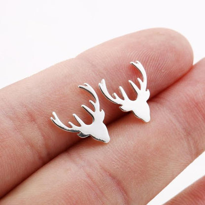 Trendy Jewelry Cute Animal Stud Earrings for Women Kids Fashion Metal Dog Paw Earings Simple Plane Ear Piercing Girls Brincos - myfunfarm
