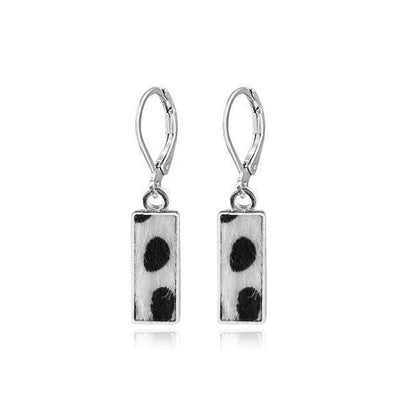 New Cow Pattern Butterfly Dangle Earrings Star Moon Hanging For Women Party Jewelry Accessories - myfunfarm