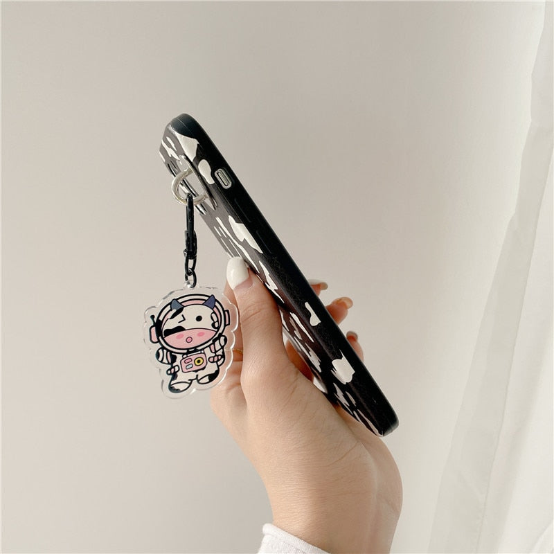 Cute Cows pattern Soft phone Case For iphone 7 8 Puls X XR XS 11 12 pro Max protection cover - myfunfarm