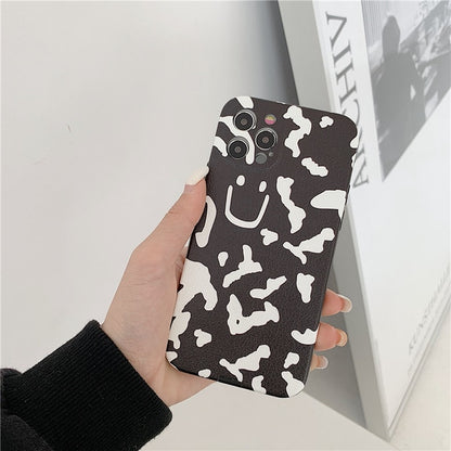 Cute Cows pattern Soft phone Case For iphone 7 8 Puls X XR XS 11 12 pro Max protection cover - myfunfarm