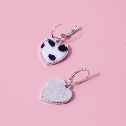 New Cow Pattern Butterfly Dangle Earrings Star Moon Hanging For Women Party Jewelry Accessories - myfunfarm
