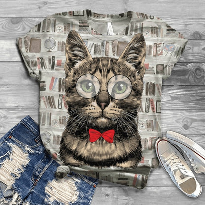 Woman Tshirts Digital 3D Cat Printed - myfunfarm