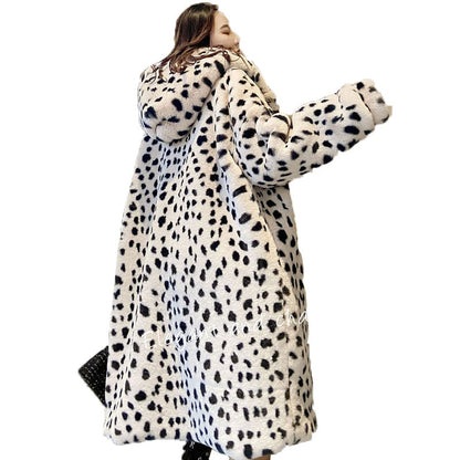 Cow pattern Coat Hooded Warm - myfunfarm
