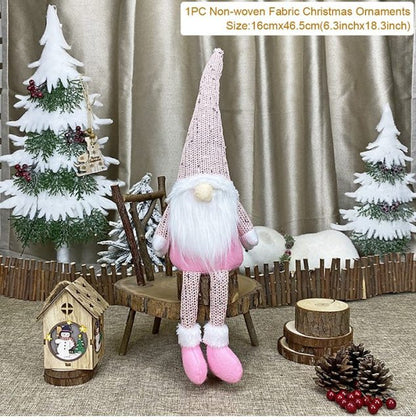 The gnome Doll Merry Christmas Decorations For Home - myfunfarm