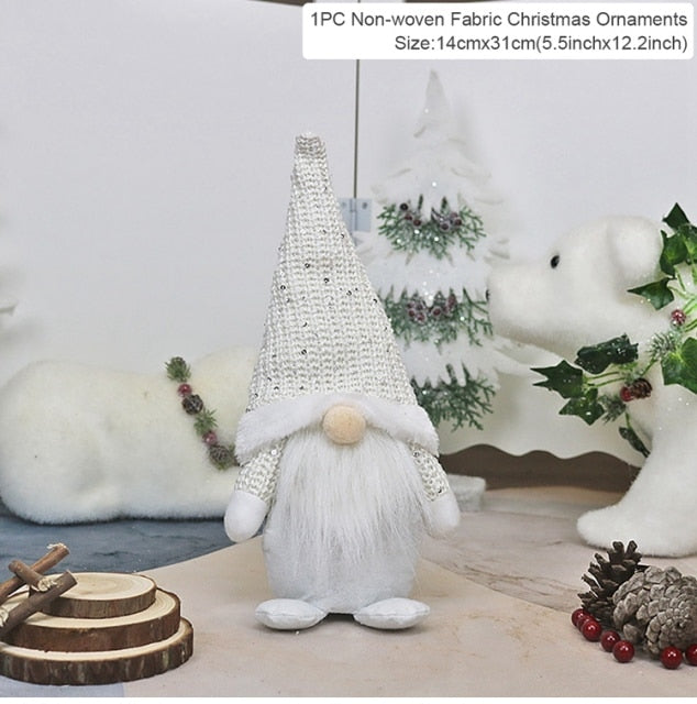 The gnome Doll Merry Christmas Decorations For Home - myfunfarm