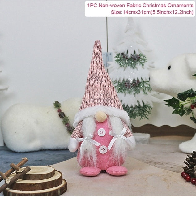 The gnome Doll Merry Christmas Decorations For Home - myfunfarm