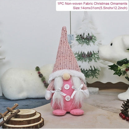 The gnome Doll Merry Christmas Decorations For Home - myfunfarm