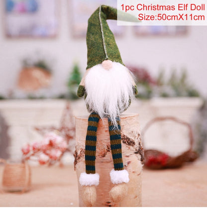 The gnome Doll Merry Christmas Decorations For Home - myfunfarm