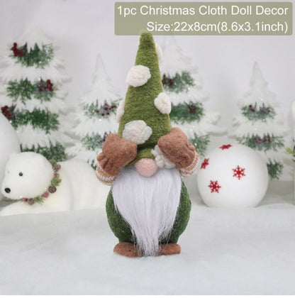 The gnome Doll Merry Christmas Decorations For Home - myfunfarm