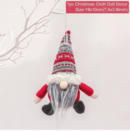 The gnome Doll Merry Christmas Decorations For Home - myfunfarm