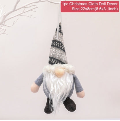 The gnome Doll Merry Christmas Decorations For Home - myfunfarm