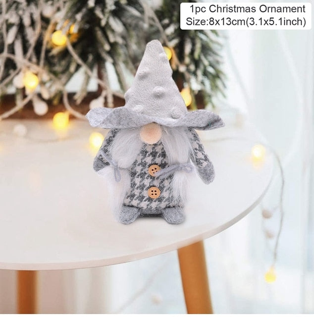 The gnome Doll Merry Christmas Decorations For Home - myfunfarm