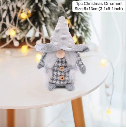 The gnome Doll Merry Christmas Decorations For Home - myfunfarm