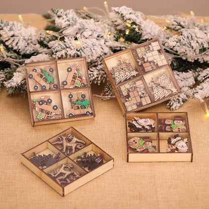 Christmas Decoration Wooden Ornaments - myfunfarm