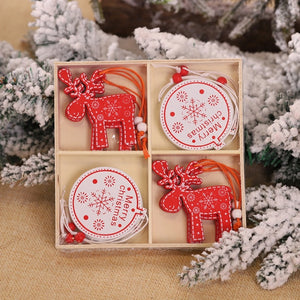 Christmas Decoration Wooden Ornaments