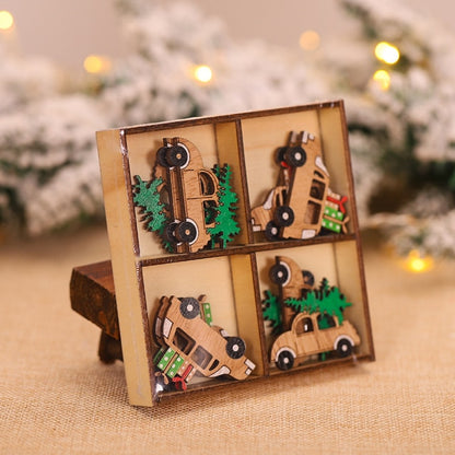 Christmas Decoration Wooden Ornaments - myfunfarm