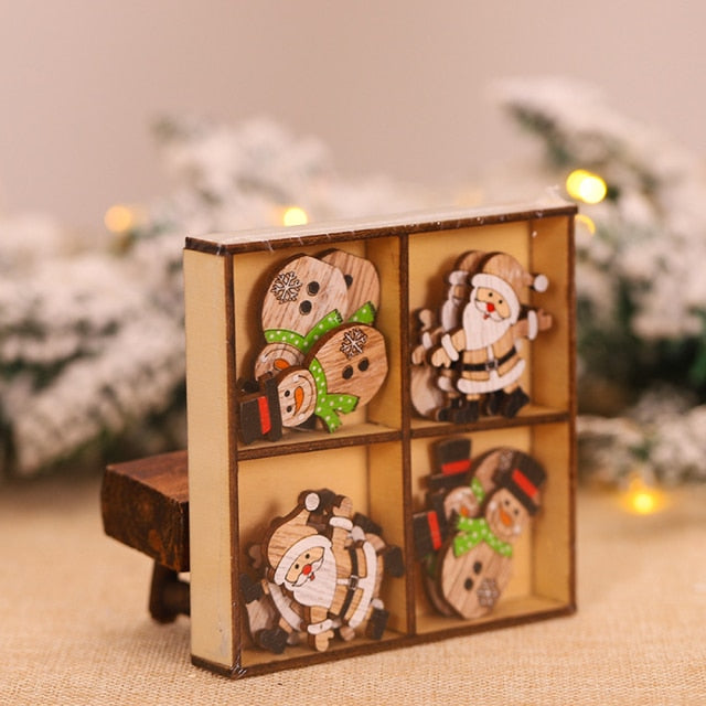 Christmas Decoration Wooden Ornaments - myfunfarm