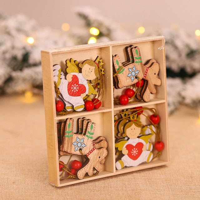 Christmas Decoration Wooden Ornaments - myfunfarm