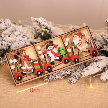 Christmas Decoration Wooden Ornaments - myfunfarm