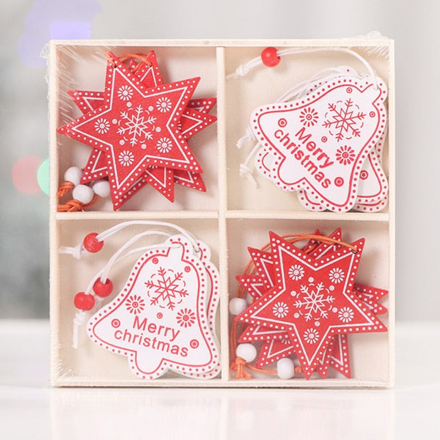 Christmas Decoration Wooden Ornaments - myfunfarm