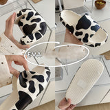 Cute cow pattern slippers summer