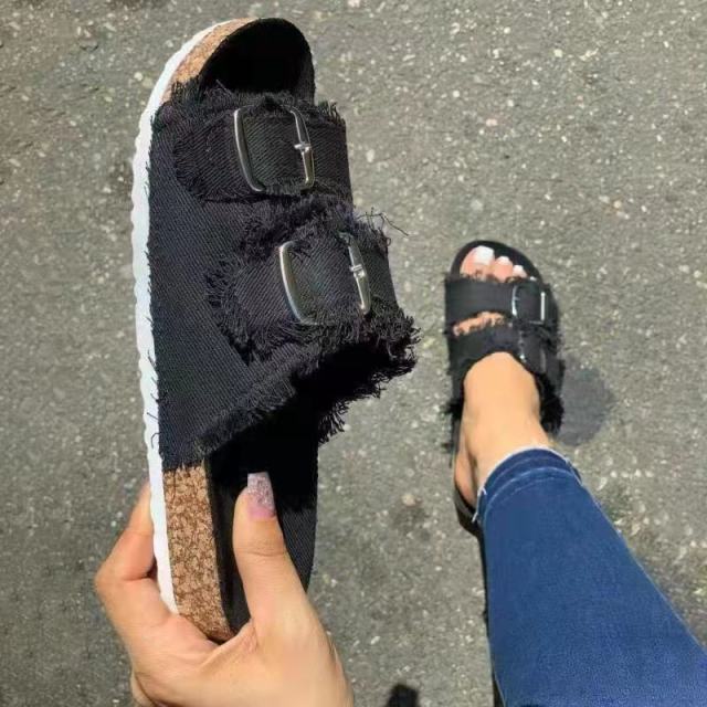 Comfortable Sandals Fashion Denim Material - myfunfarm