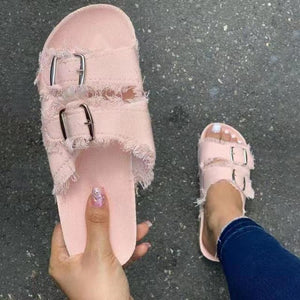 Comfortable Sandals Fashion Denim Material