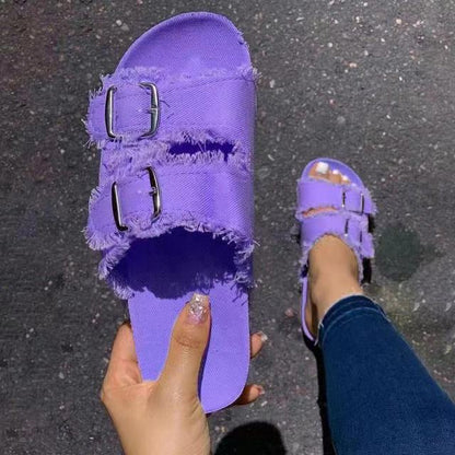 Comfortable Sandals Fashion Denim Material - myfunfarm